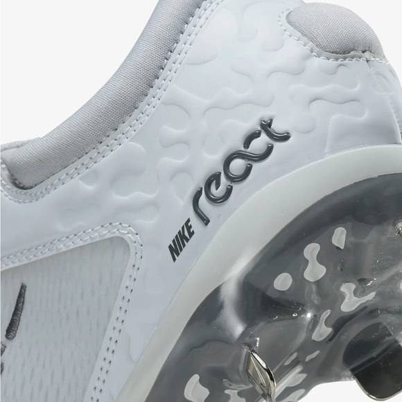 Nike HyperDiamond 4 React Women’s Gray Softball Cleats Size 9 - CZ5917-004 NEW - Picture 6 of 9